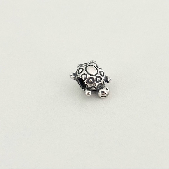 Pandora Cute Smiling Turtle Animal Retired Bead Charm - Picture 2 of 6